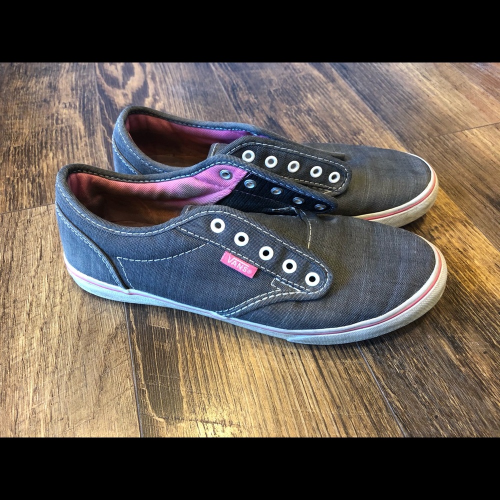 Vans pink and gray